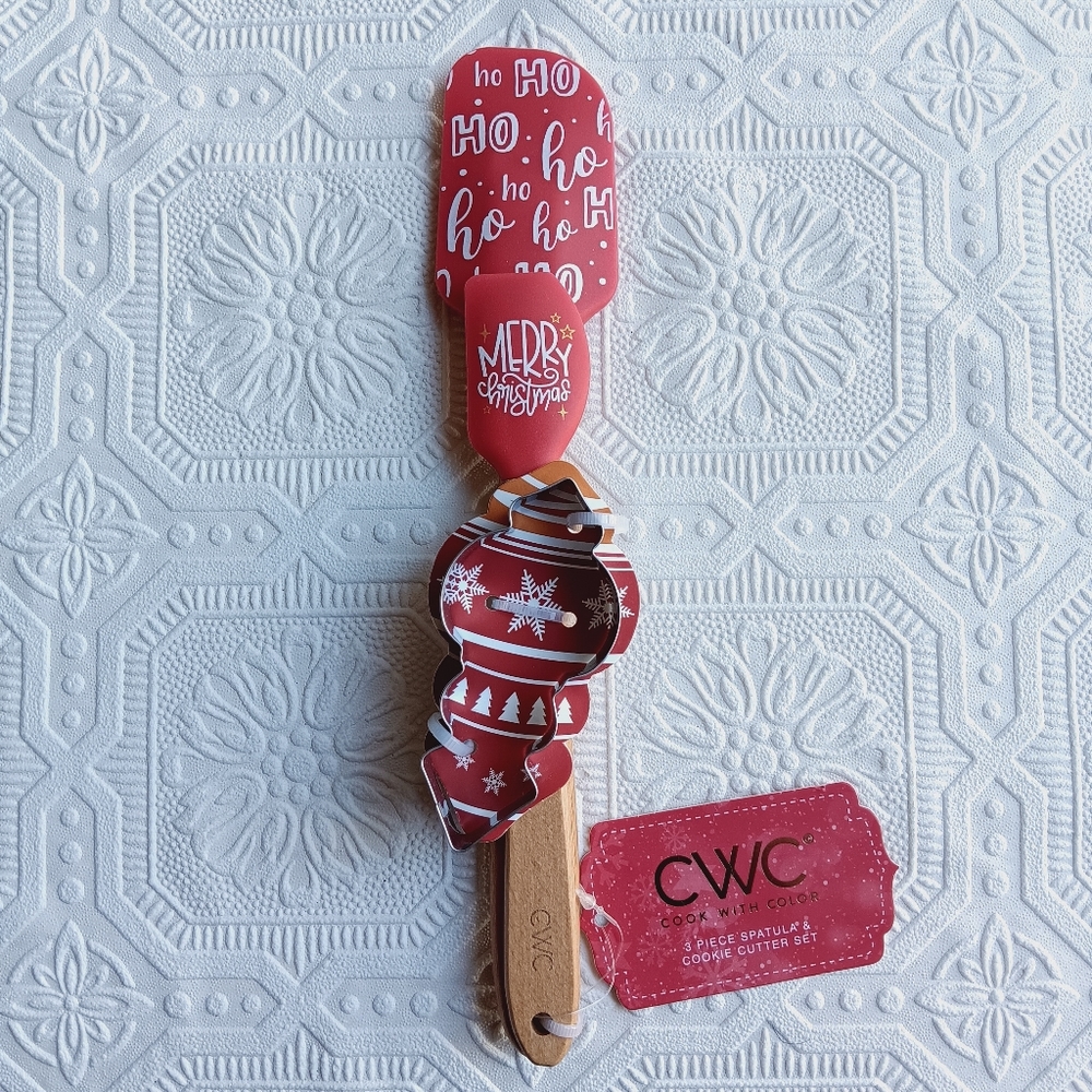 CWC Spatula & Cookie Cutter Set 3 pc - Picture 6 of 11